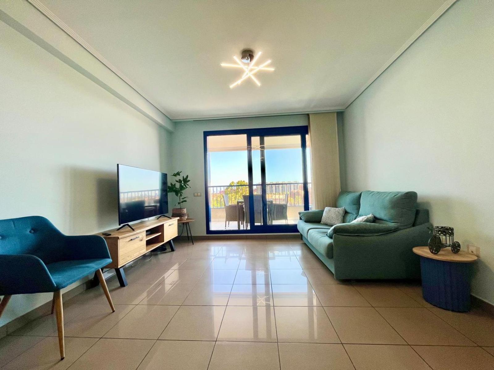 Blue Beach Apartment+Oceanview+Private Parking Валенсия Экстерьер фото